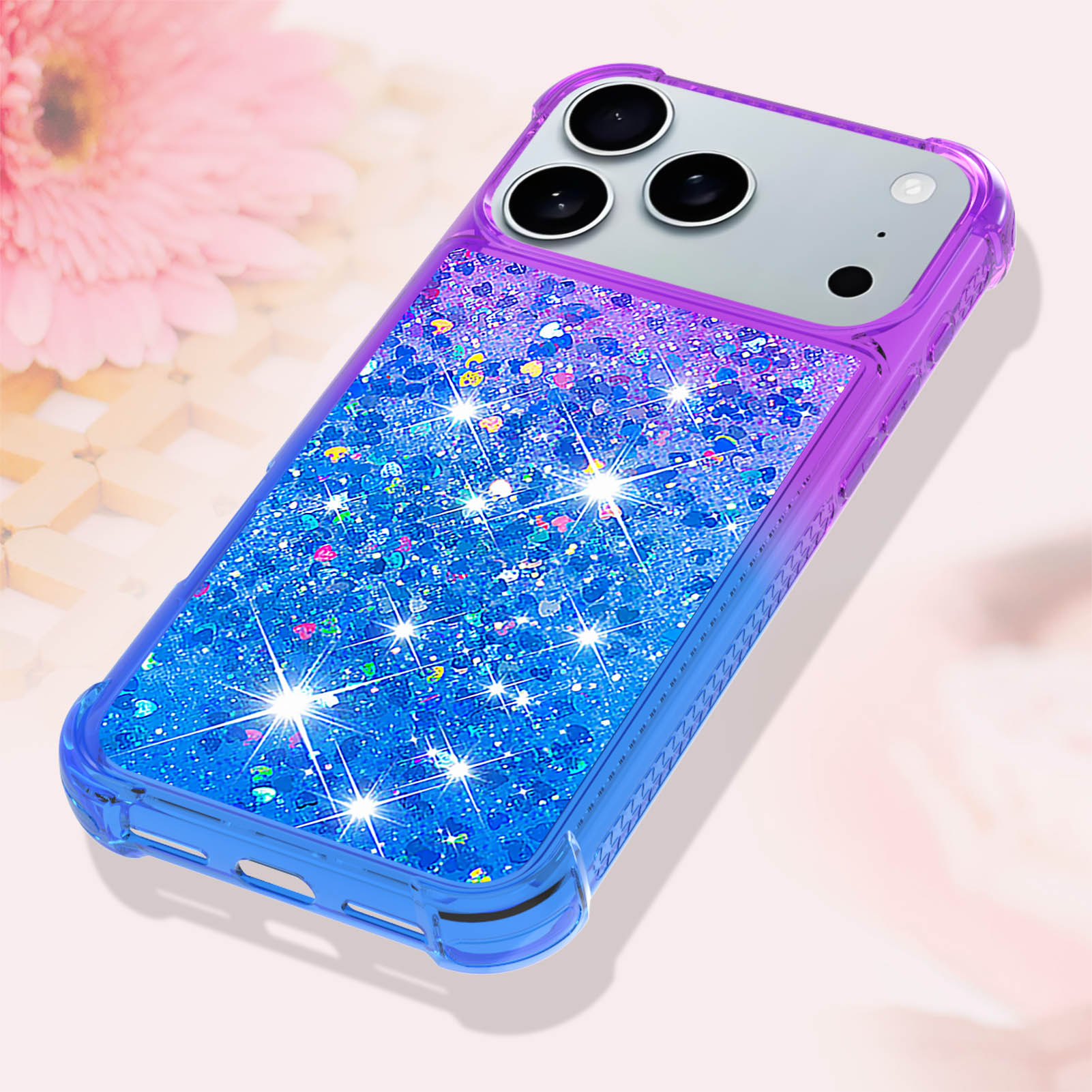 Fragance X - Funda de Teléfono con Purpurina Líquida