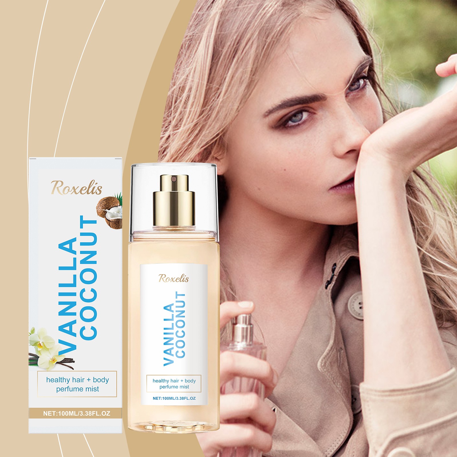 Perfume Fragrance Hair Spray - ROXELIS Perfume Corporal y Capilar de