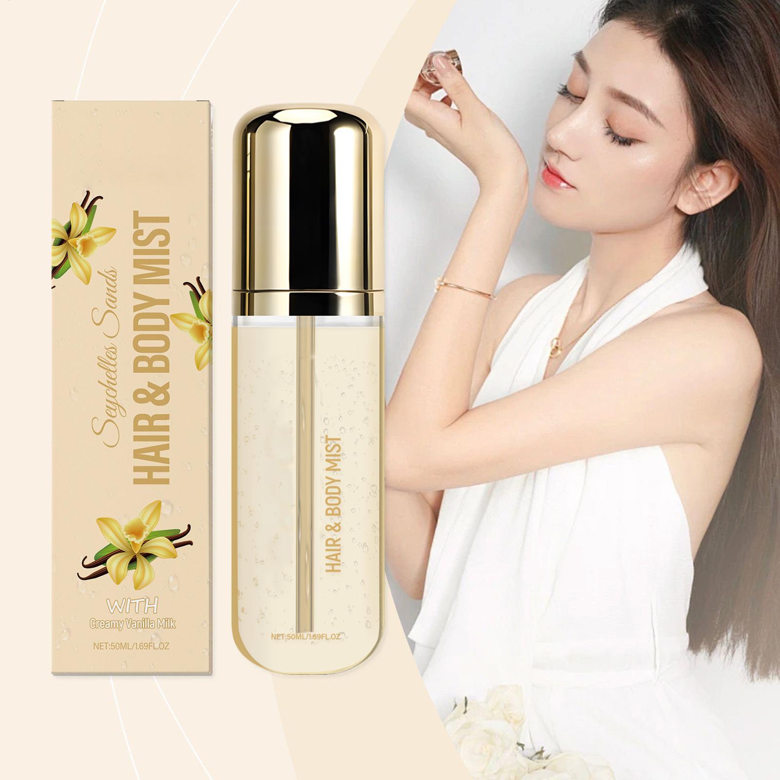Perfume de vainilla, crema de  - Perfume Fragrance Hair Spray reseña y precio