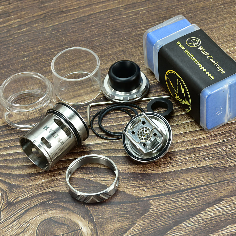 Kylin-V3 RTA Tank, atomizador  - Fragance X reseña y precio